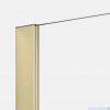 New Trendy Nesta Light Gold parawan nawannowy ze wspornikiem prostopadłym 70x150 cm złoty połysk/szkło przejrzyste P-0205-WP